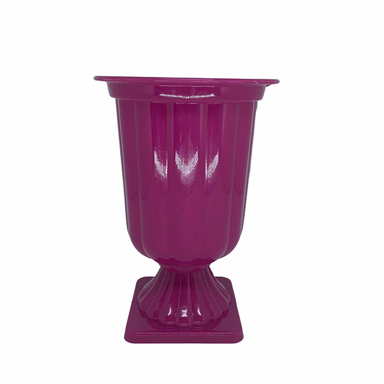 Vaso Plástico Decorativo Pink