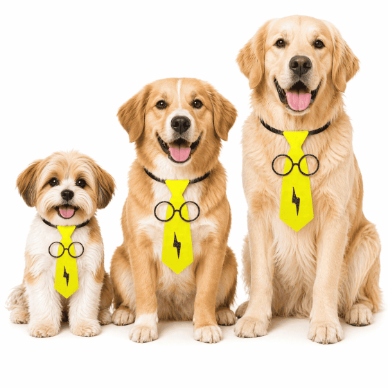 Gravatas Divertidas Para Pets - Pacote com 10 unidades