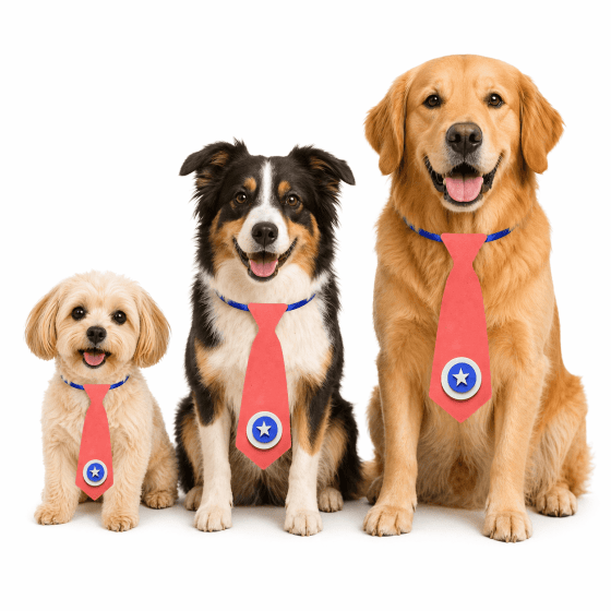 Gravatas Divertidas Para Pets - Pacote com 10 unidades