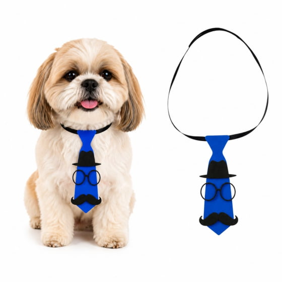 Gravatas Divertidas Para Pets - Pacote com 10 unidades