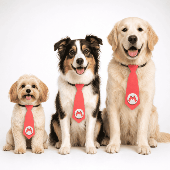Gravatas Divertidas Para Pets - Pacote com 10 unidades
