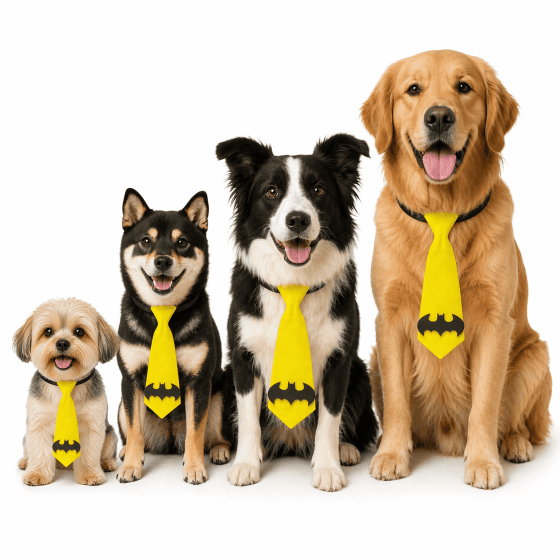 Gravatas Divertidas Para Pets - Pacote com 10 unidades