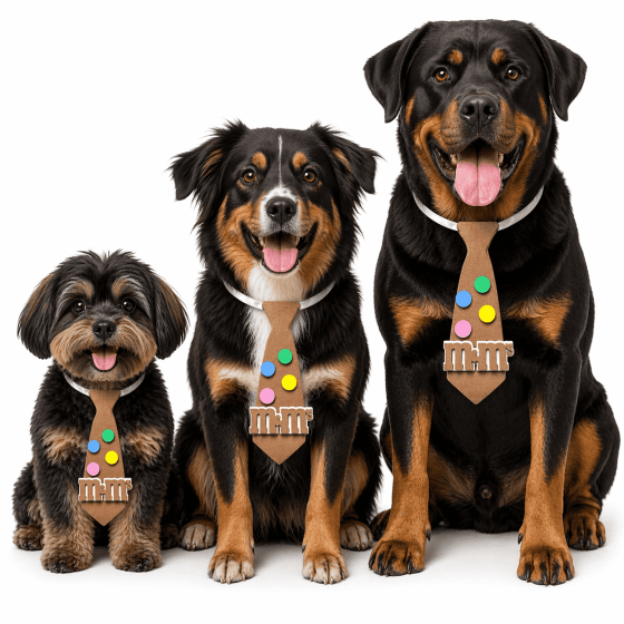 Gravatas Divertidas Para Pets - Pacote com 10 unidades