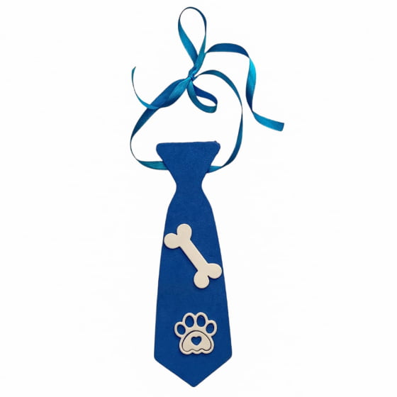 Kit Com 2 Gravatas Ossinho E Patinha Para Pets Cães E Gatos