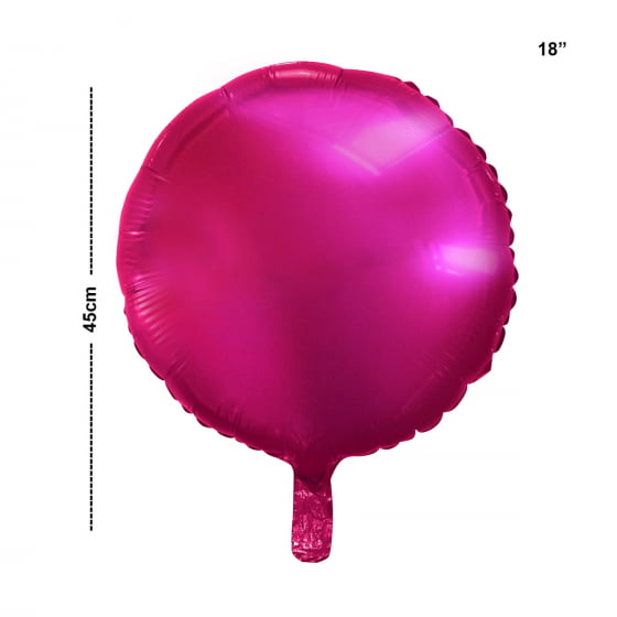 Balão Metalizado Redondo 18 Polegadas