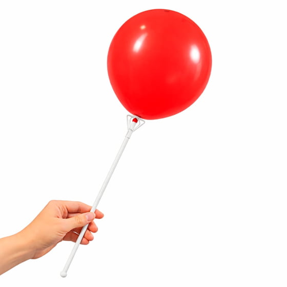 Vareta de Plástico para Balões 40 cm Transparente