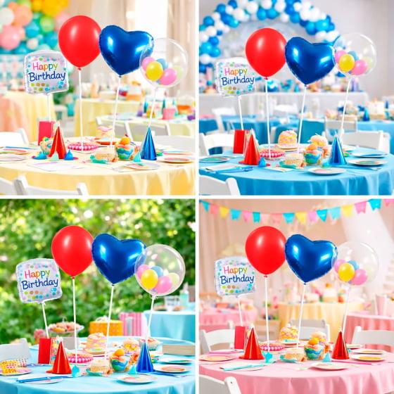 Vareta de Plástico para Balões 40 cm Transparente