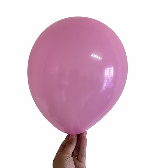 Balão Festball Liso Rosa Claro 9'' Polegadas - 50 unidades