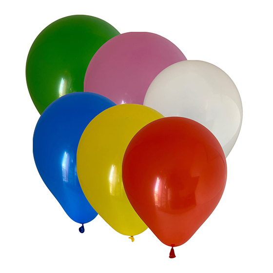 Balão Festball Liso Sortido (Colorido) 9'' Polegadas - 50 unidades