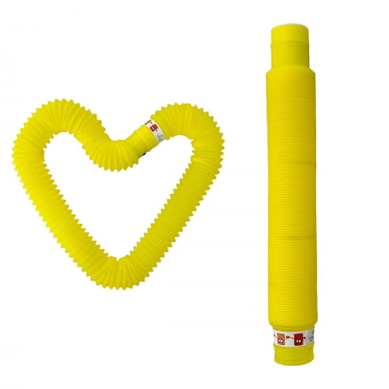 Pop Tube com Led Fidget Toy Sensorial Antiestresse