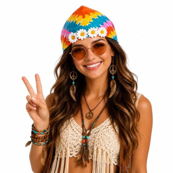 Bandana Colorida Hippie Tye Dye 