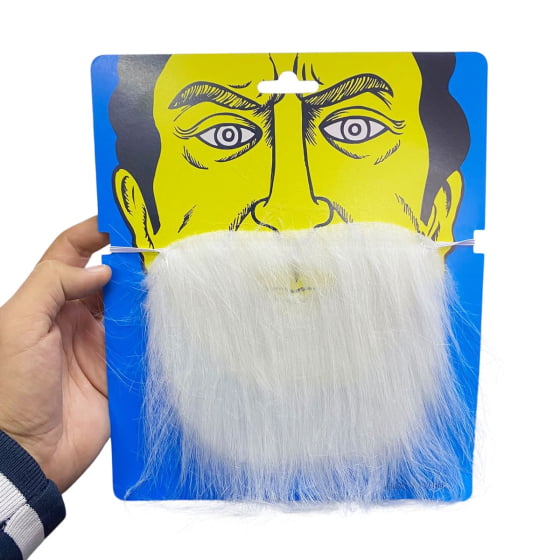 Barba Postiça para Fantasia Escolha a Cor