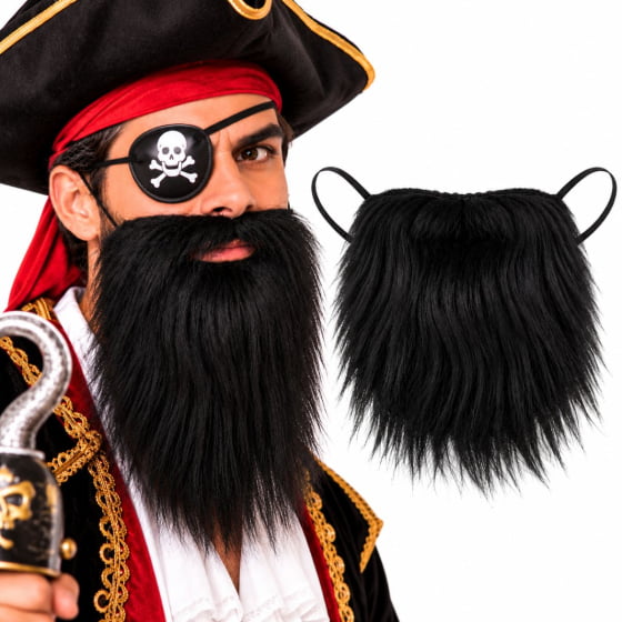 Barba Postiça para Fantasia Escolha a Cor