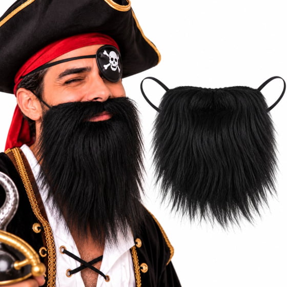 Barba Postiça para Fantasia Escolha a Cor