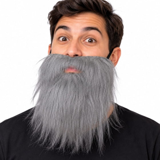 Barba Postiça para Fantasia Escolha a Cor