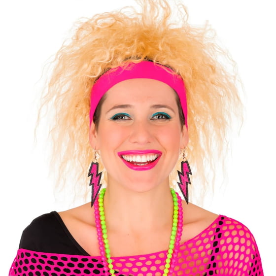 Brinco EVA Raio Fantasia Anos 80 Trend