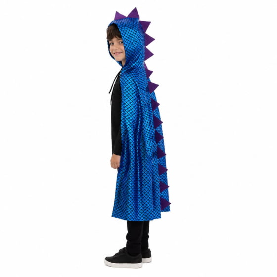 Capa Dinossauro Escama com Capuz Infantil Escolha Cor