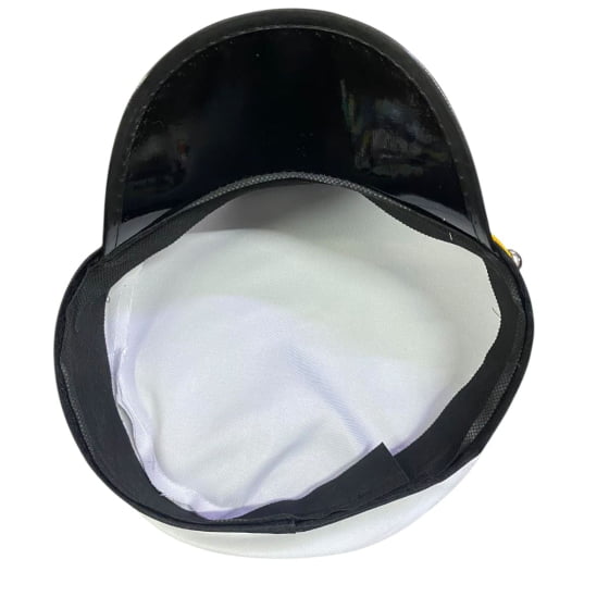 Chapéu Quepe de Marinheiro Luxo Fantasia Cosplay