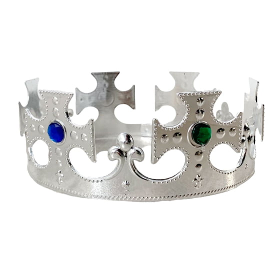 Coroa Plástica de Rei Acessório Fantasia