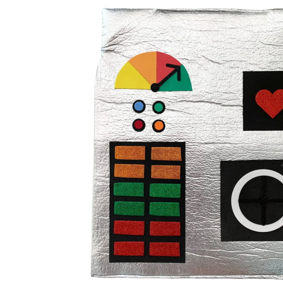 Fantasia Infantil Robô Futurista Para Meninos ou Meninas