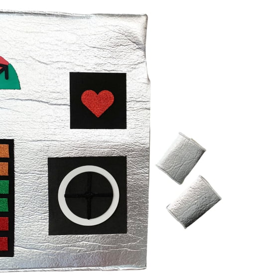 Fantasia Infantil Robô Futurista Para Meninos ou Meninas