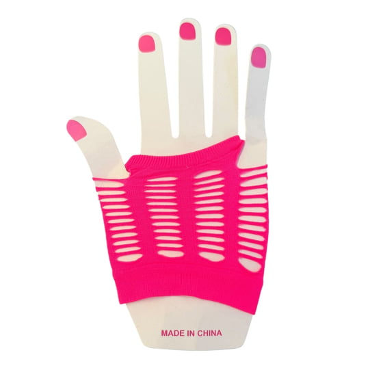 Kit Anos 80 Flash Back (Óculos + Luvas + Brincos + Mechas Coloridas)