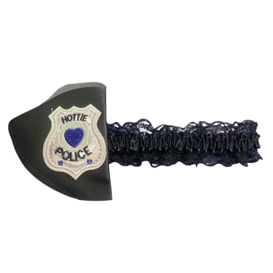 Kit Fantasia Policial Feminina (Liga de Renda Coldre + Arminha Police)