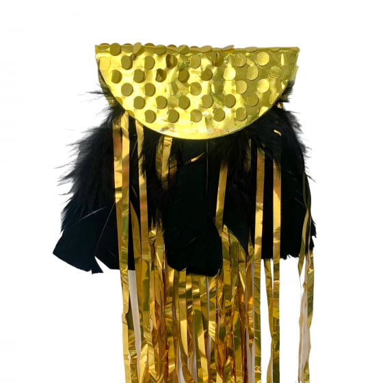 Ombreira de Carnaval Metalizada