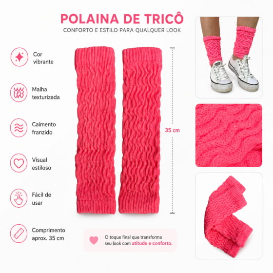 Par de Polainas Acessório para Fantasias Tamanho Único