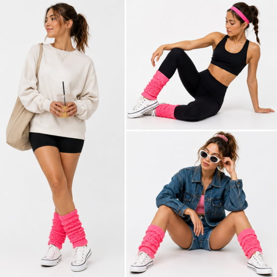 Par de Polainas Acessório para Fantasias Tamanho Único