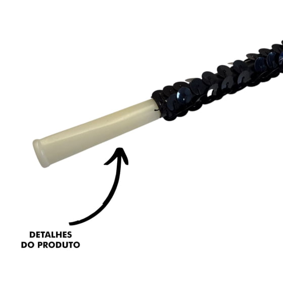 Piteira Cigarrilha Melindrosa com Lantejoula Escolha a Cor