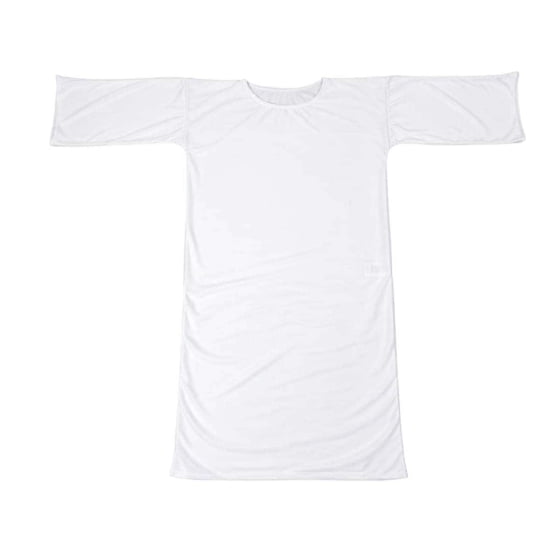 Túnica Branca Lisa Adulto para Fantasias