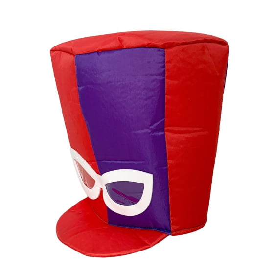 Chapéu Vilão Dick Em Tecido Festa Fantasia Carnaval Cosplay
