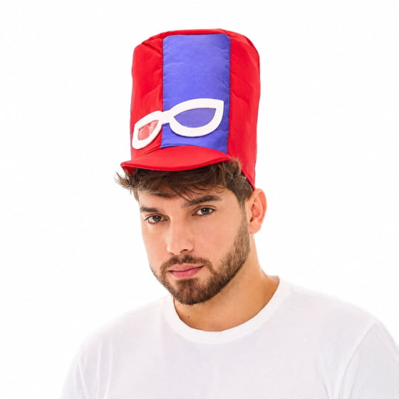 Chapéu Vilão Dick Em Tecido Festa Fantasia Carnaval Cosplay