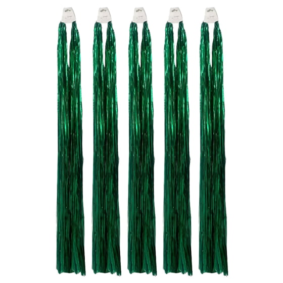 Chicote Metalóide Decoração Carnaval Verde Kit Com 20 Barato