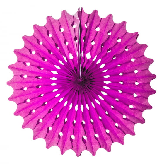Enfeite Decoração Roseta de Papel de Seda Origami 30 cm