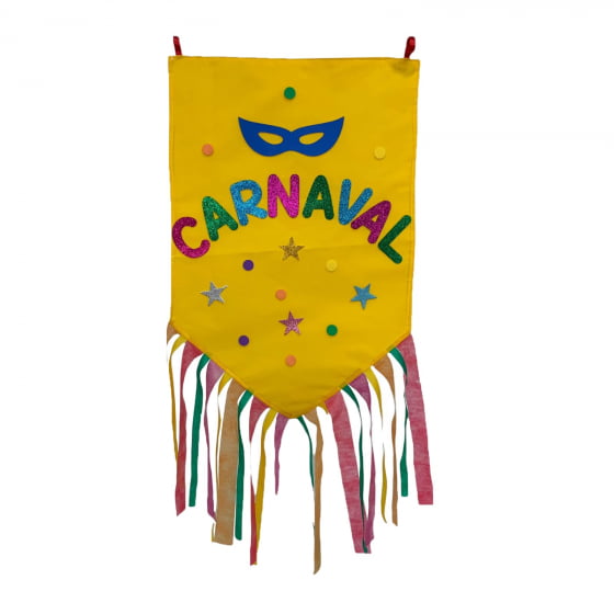 Estandarte Colorido de Carnaval 