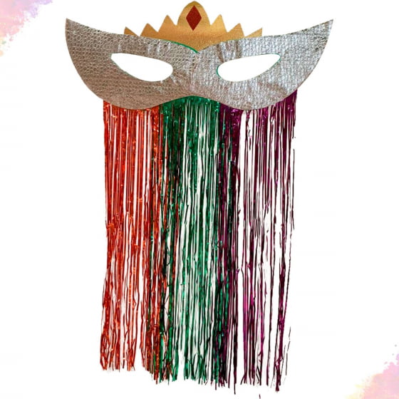 Máscara Carnaval Grande Jacaré para Decoração