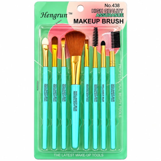 Kit Makeup Brush Maquiagem com 8 itens