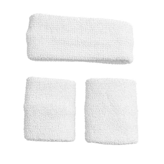 Kit Acessório de Cabeça HeadBand + Punhos para Academia Anos 80 Corrida ao ar livre