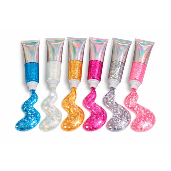 Bisnaga de Glitter em Gel Corporal Carnaval 