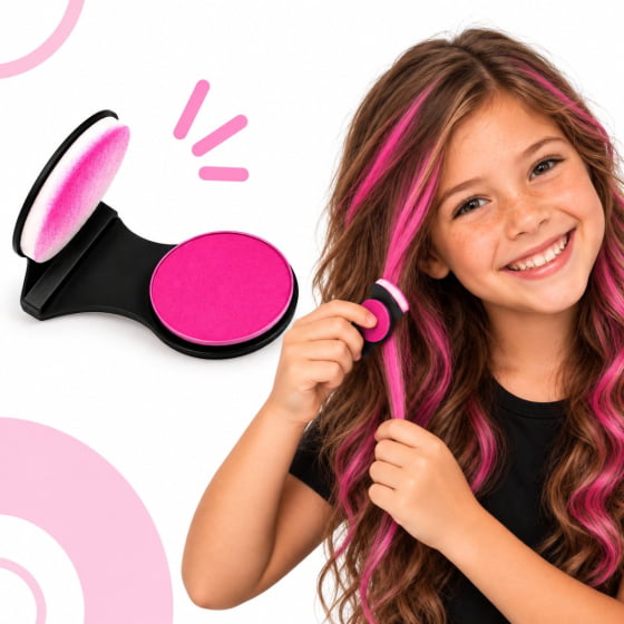 Giz para Cabelo Colorido Hair Chalk Cabelo Maluco