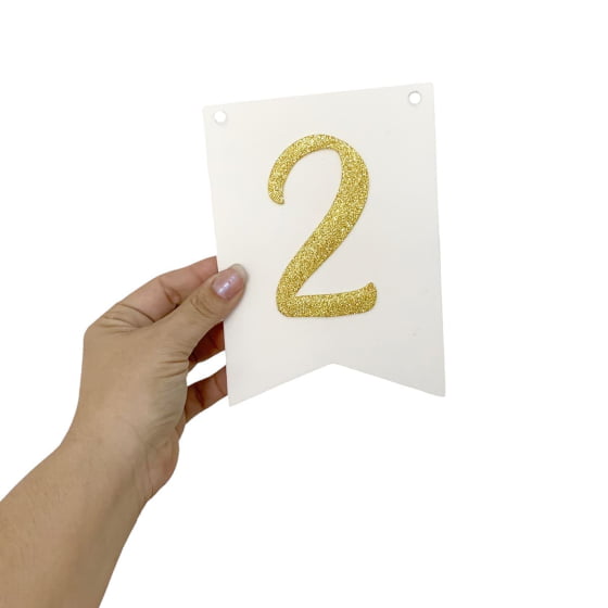 Enfeite Bandeirinha Ano Novo Réveillon 2026