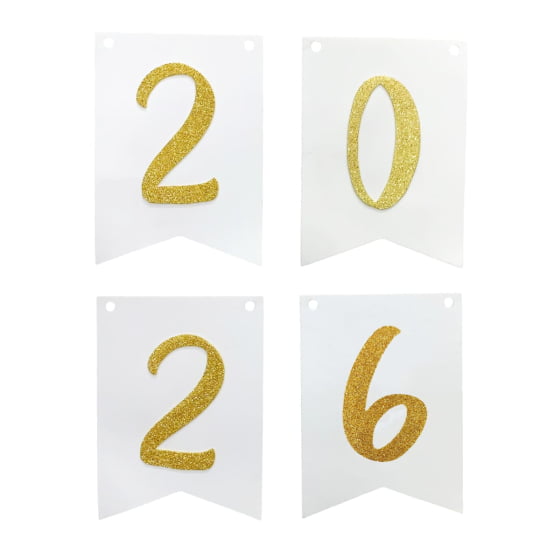 Enfeite Bandeirinha Ano Novo Réveillon 2026