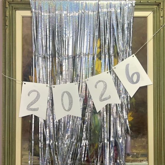 Enfeite Bandeirinha Ano Novo Réveillon 2026