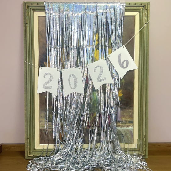 Enfeite Bandeirinha Ano Novo Réveillon 2026