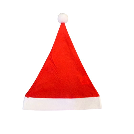 Gorro de Natal Papai Noel Mamãe Noel Feltro Unissex