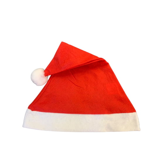 Gorro de Natal Papai Noel Mamãe Noel Feltro Unissex