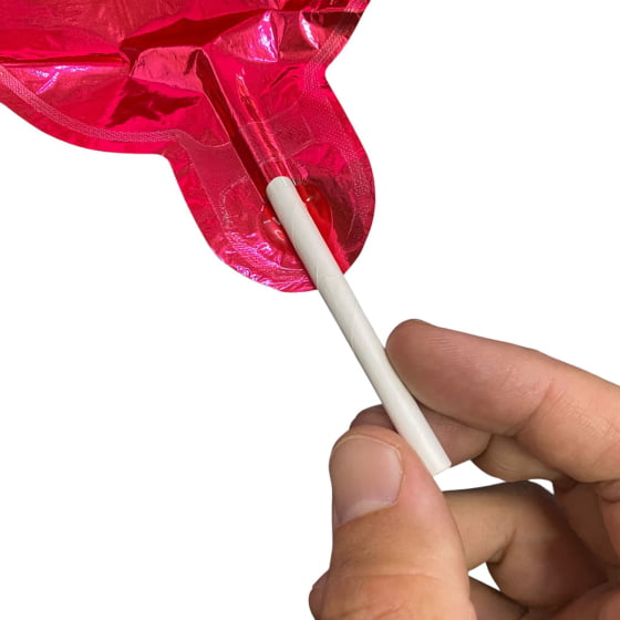 Kit Balão Metalizado Escrita Feliz Natal Vermelho