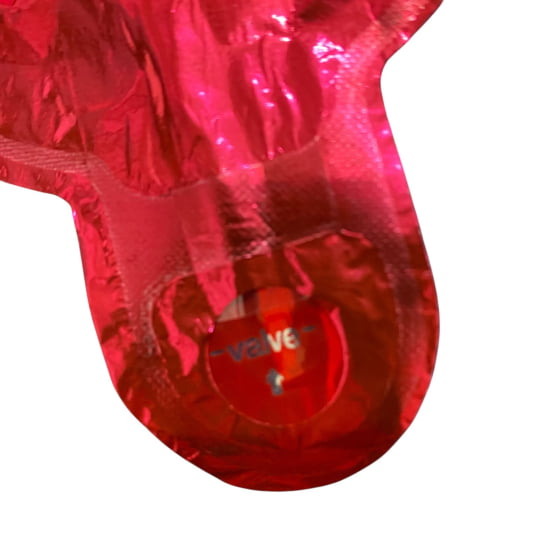 Kit Balão Metalizado Escrita Feliz Natal Vermelho